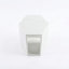 Table d'appoint hexagonale en marbre blanc naturel