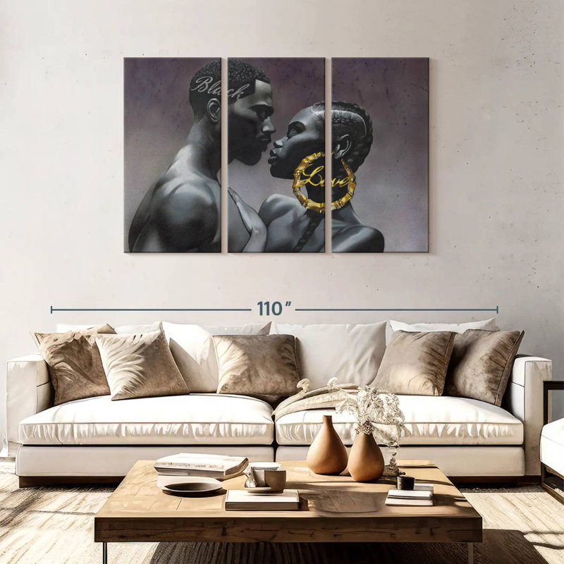 Hardie My Black Love, 48" H x 74" W