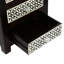 Table de chevet 3 tiroirs Mango Wood