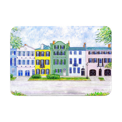 Heron and Waterlilies Bath Mat