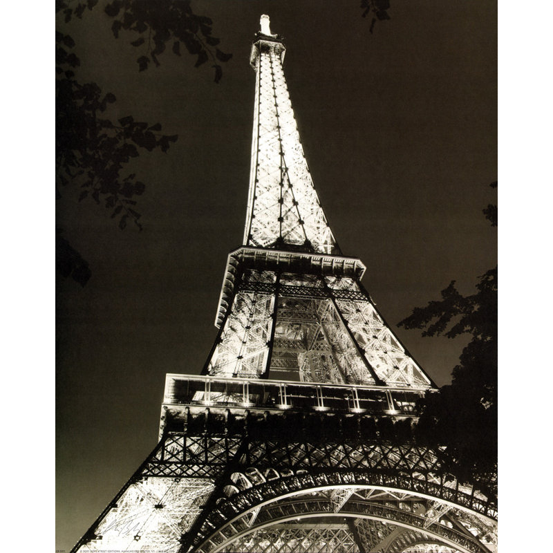 Eiffel Tower, 35" H x 28" W