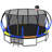16Ft Trampoline With Enclosurerecreational Trampolines With Ladder And Antirust Coating, Astm Approval Outdoor Trampoline For Kids