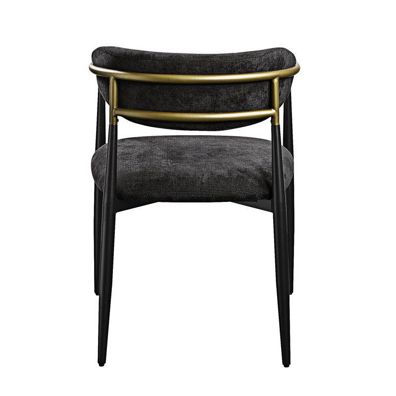 Chaise d'appoint rembourrée (ensemble de 2)
