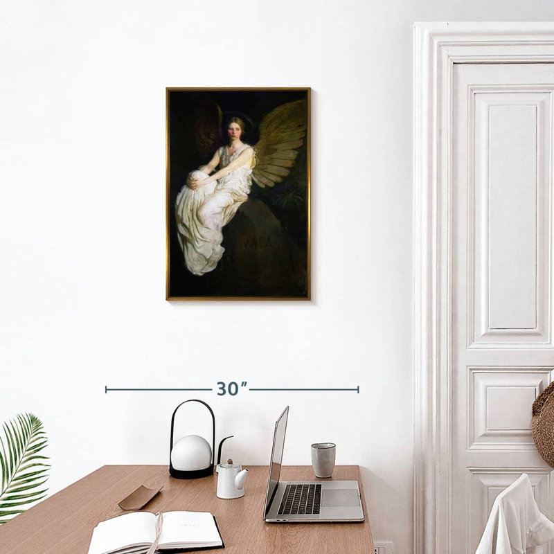 Stevenson Memorial 1903, 17" x 25", Floating Frame Gold