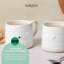 Mikasa Farmhouse Heart Stoneware Mugs, 380ml, White