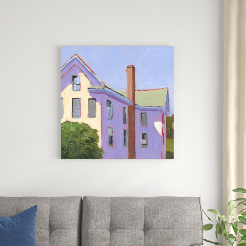 " Bucolic Structure IV " by Carol Young Painting Print, 30" H x 30" W