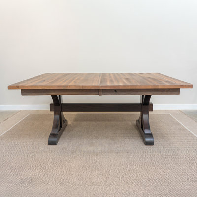 Pathway Reclaimed Wood Rectangular Dining Table , 48"X72" , Natural Stain