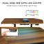 Adjustable Curved Metal Base Standing Desk-1219208914