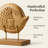 Lucky Fish Handmade Wooden Sculpture with Handcrafted Acacia Base for Office Decor, Christmas Decor & Mother’s Day Gifts – Gift for Mom
