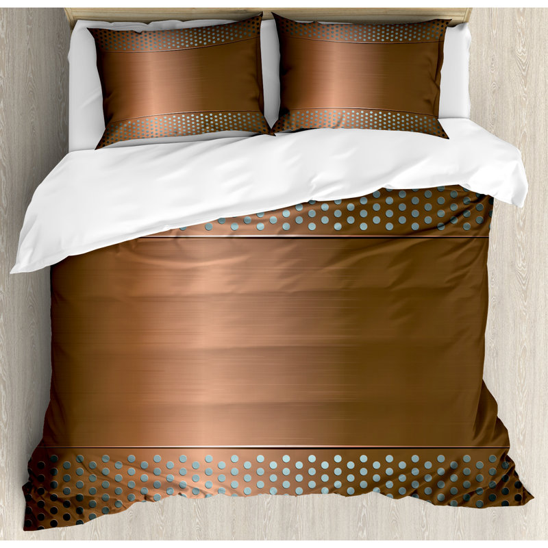 Modern & Contemporary Polyester Duvet Cover, King