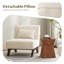 Méridienne décorative l 29,3 po avec coussin-342844950