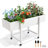 Ethelle Movable Raised Garden Beds Outdoor With Lockable Wheels-2120802151-2120802152