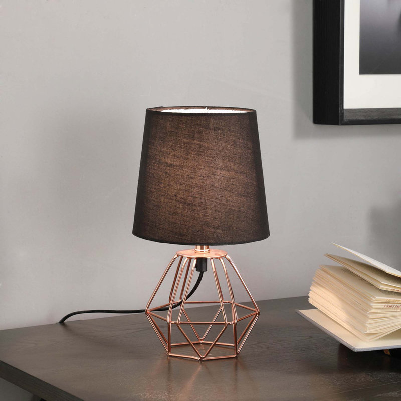 Lampe de table or rose 11,25 po Sonny