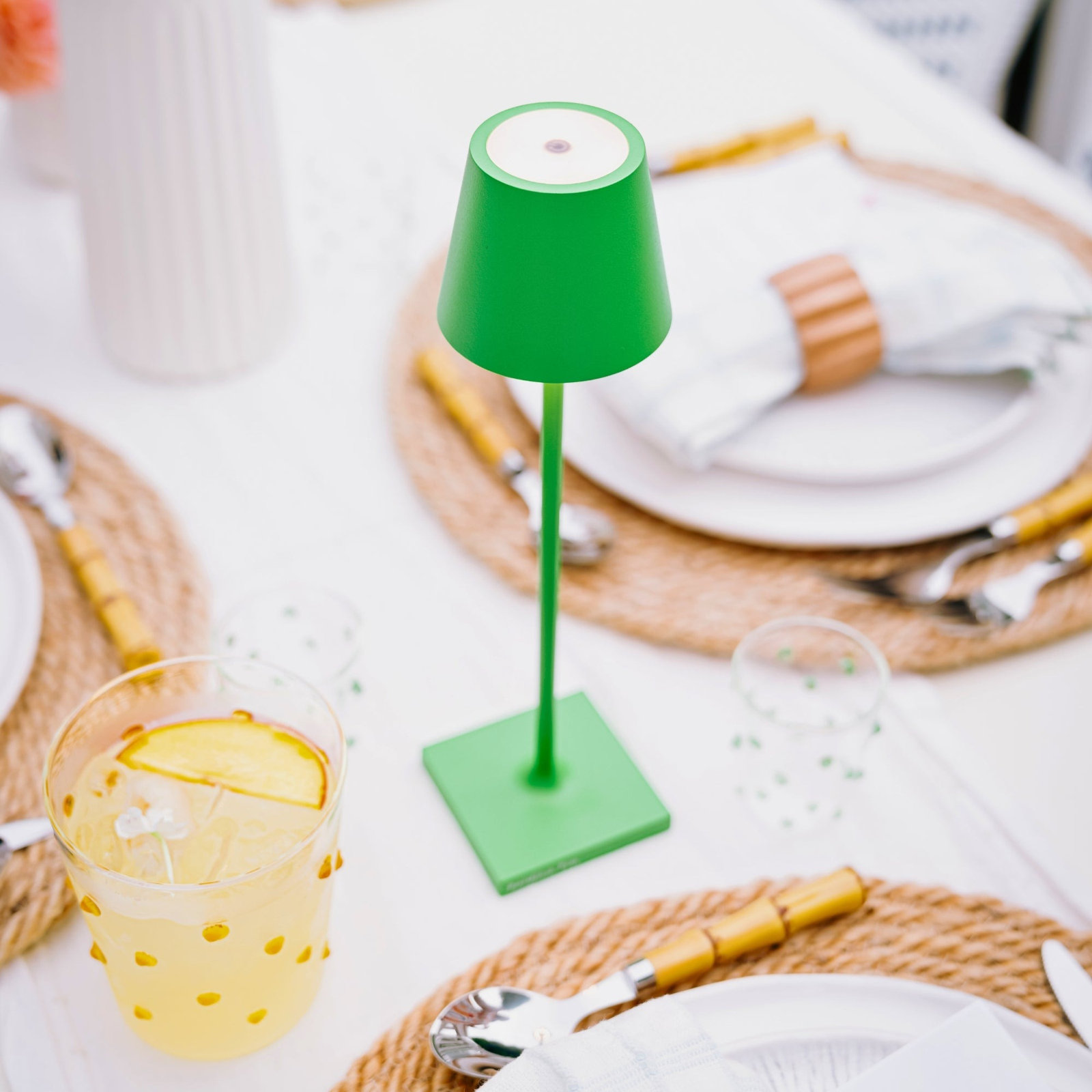 Poldina Bedside Lamp, Apple Green