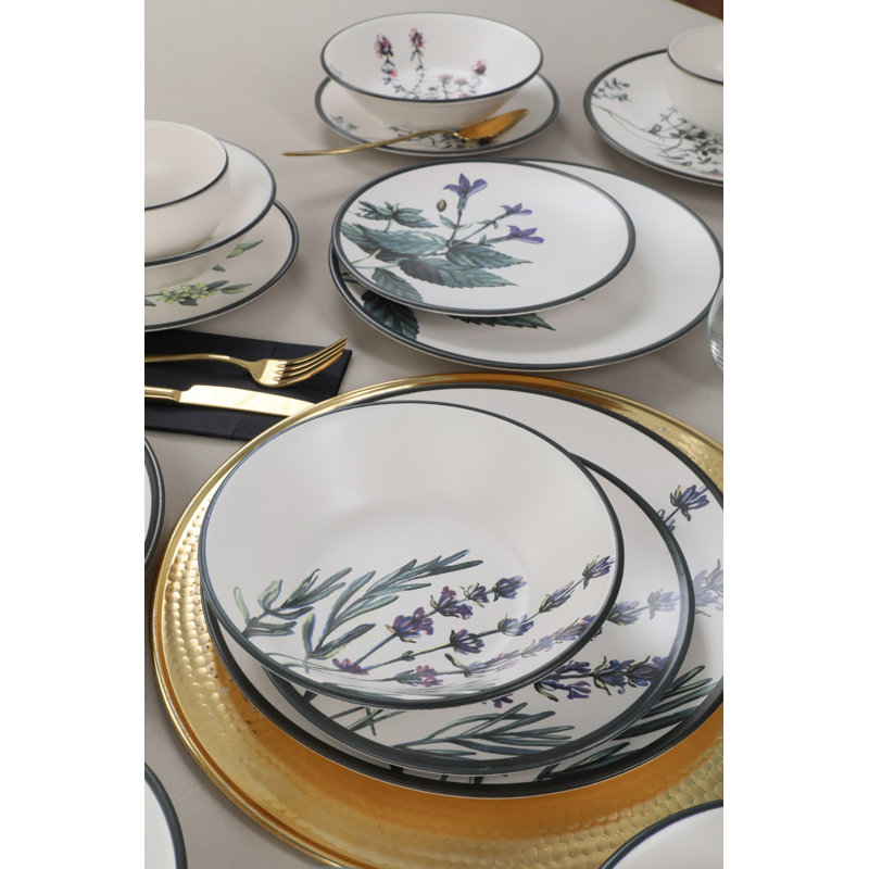 Ensemble de 6 assiettes en céramique Dilesh