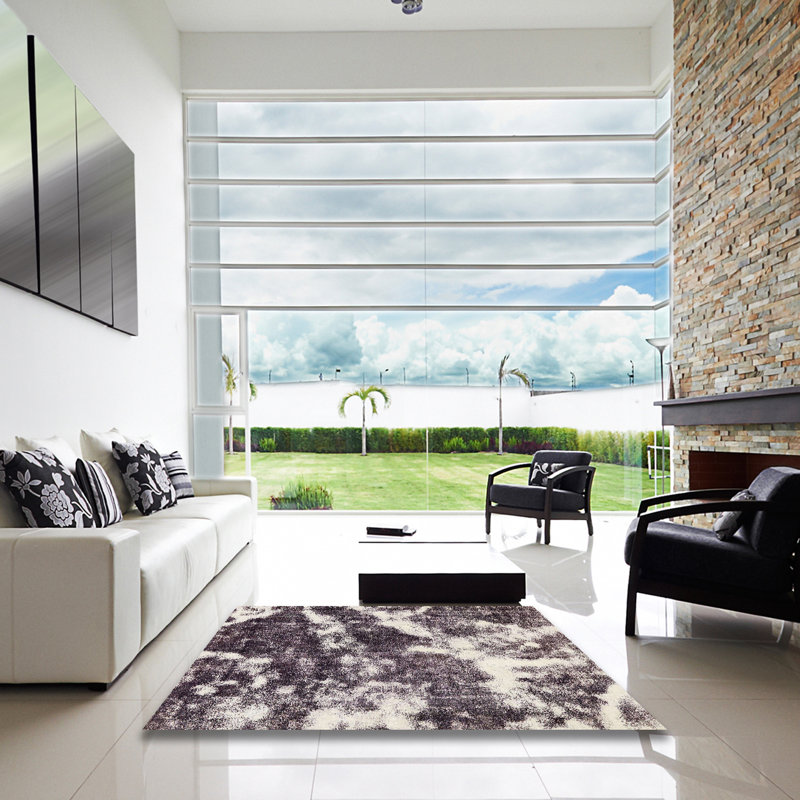 Abstract Indoor Rug, Square 3'
