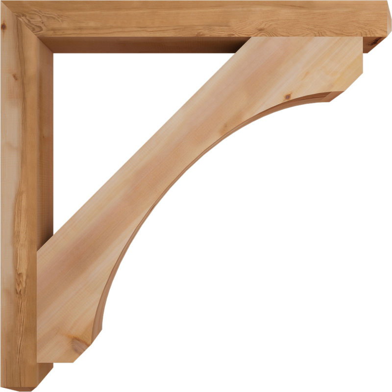 Support l 3 3 po x l 44 po x H 44 po Legacy Craftsman, Western Red Cedar (Smooth), H 44 po x l 3,5 po x P 44 po