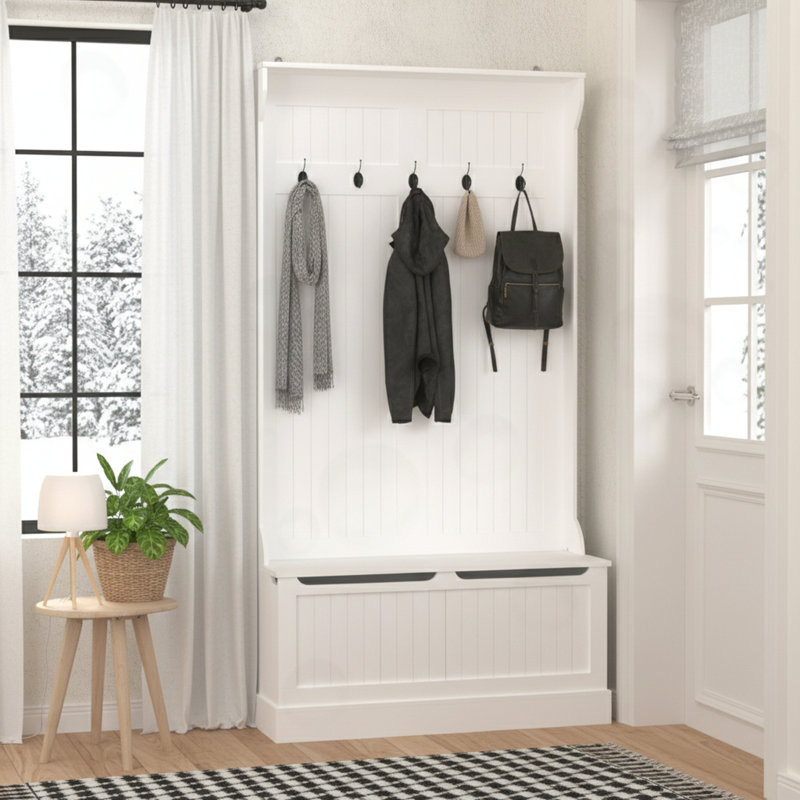 Hall Tree with Shoe Storage Bench