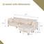 Canapé modulaire en L 115 po avec 4 repose-pieds modulaire en mélange de lin 115 po-1616932703