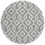 Tapis rond ivoire 8 po