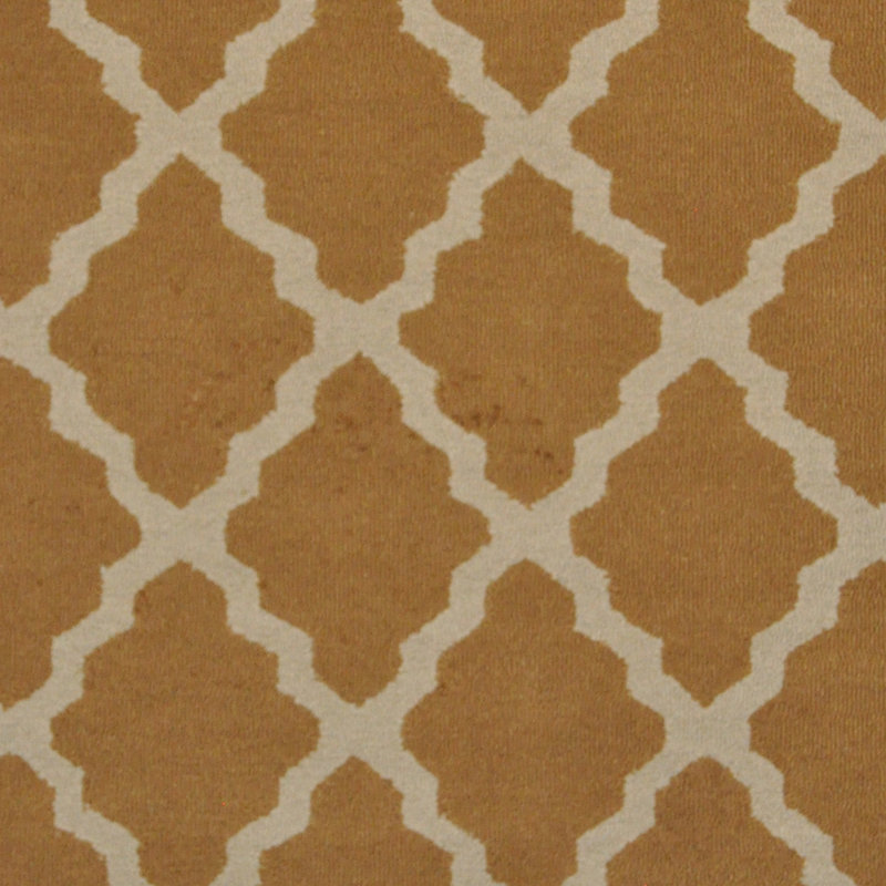 Tapis brun clair en laine touffeté à la main Caversham