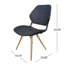 Chaise de salle à manger, ensemble de 2