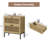 Storage Cabinet,28" Farmhouse Buffet Cabinet With Metal Base And Storage Cabinets,sideboard Coffee Bar Cabinet For Kitchen,dining Room,living Room,oak