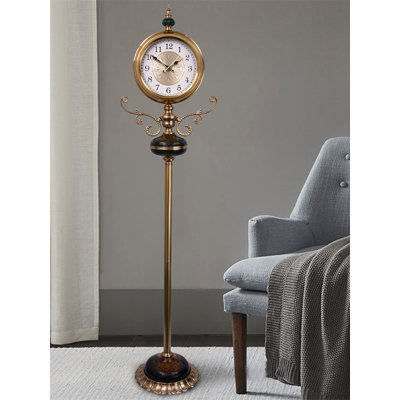 61.02 in. H Glass Floor Clock