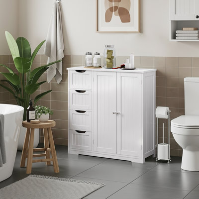 Marbeth 32″ L × 12″ W × 33″ H Bathroom Cabinet with 4 Drawers