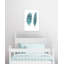 «Feathers in Turquoise II», art encadré-47566105-47566110