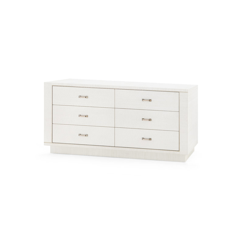 Ethan 6 - Drawer Dresser, Sand White