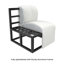 Canapé modulaire rembourré en L avec repose-pieds et coussins Sunbrella 7 pièces Praia-187840729