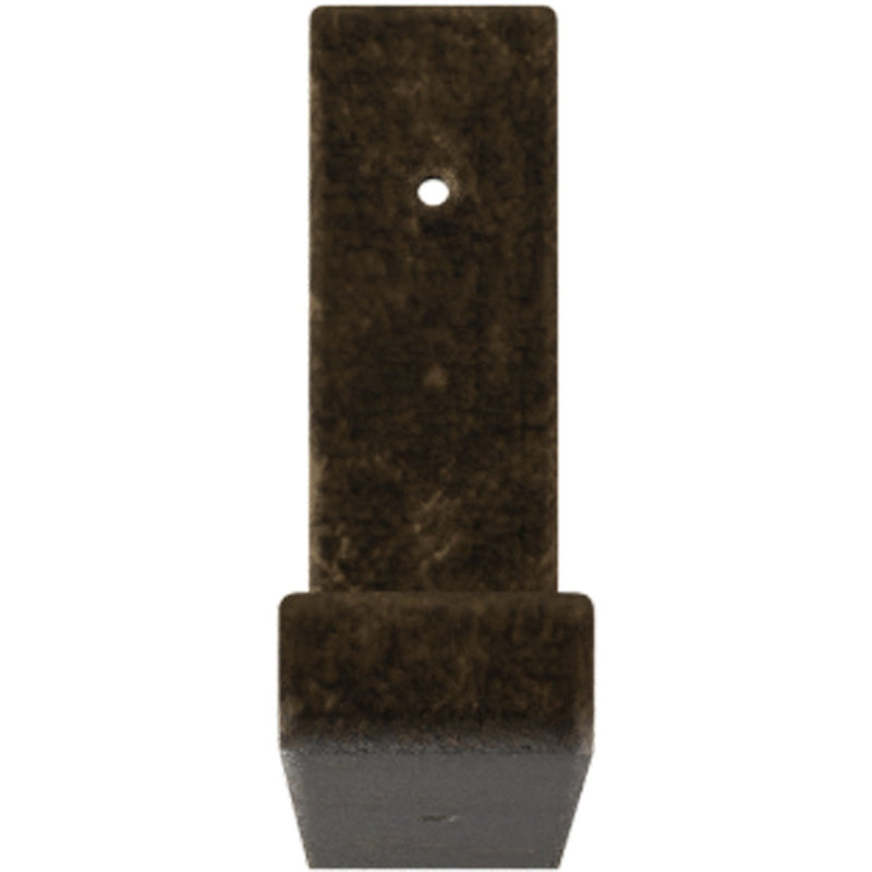 Support de tablette en acier, H 7 po x l 2 po x P 12 po, Or pâle antique
