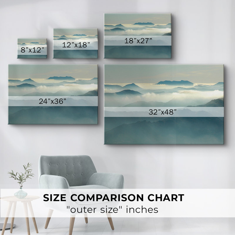 Above the Clouds -Gallery Wrapped Cavas, 32" H x 48" W