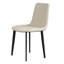 Ensemble de 2 chaises de salle à manger modernes, revêtement en cuir reconstitué kaki, pattes en acier, cuisine-2053227031