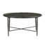 Table basse ronde en marbre vert