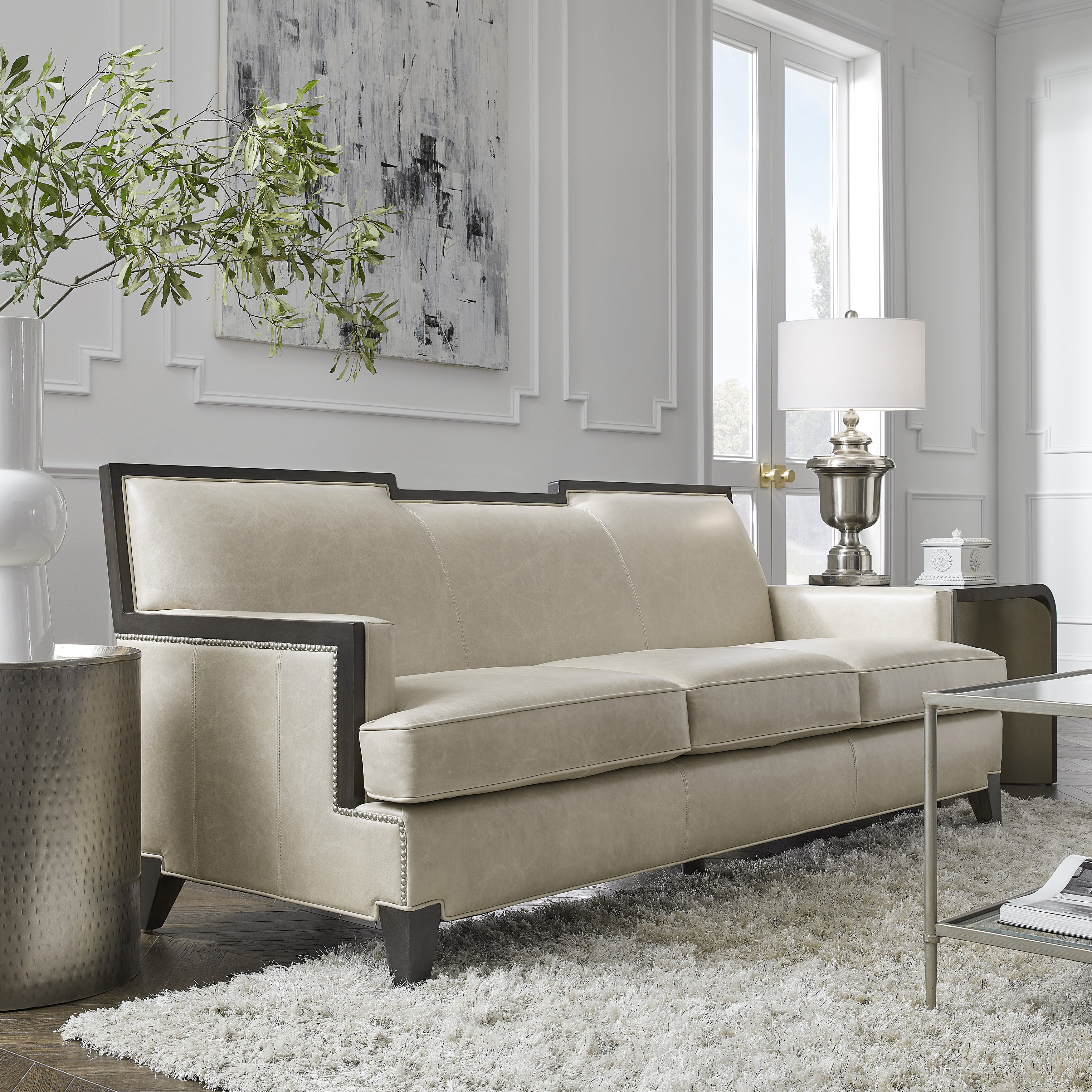 Pulaski leather reclining online sofa