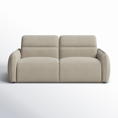 Bayne 87" Linen Reclining Sofa