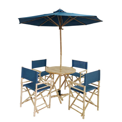 Ensemble repas 5 pièces avec parasol Atchison