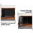 CONSDAN TV Stand 63" Solid Fir Wood TV Stand for TVs up to 70"