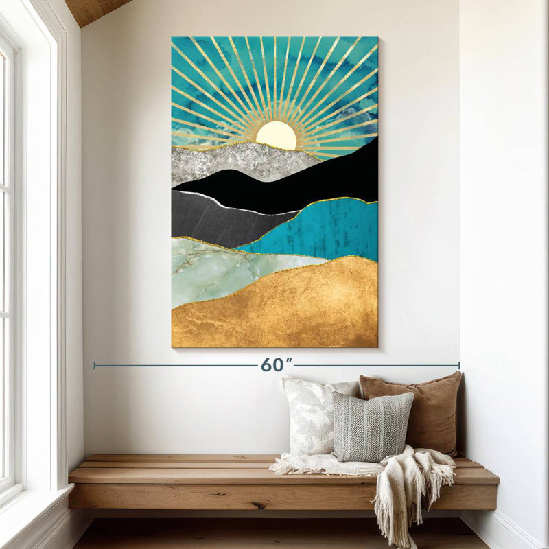 Sun Rays, 51" H x 34" W