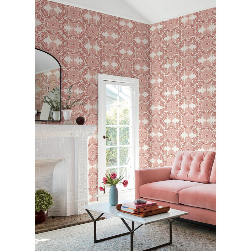 Rouleau de papier peint Gery, Rouge
