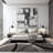 Devonshire Abstract Gray/Black/Ivory Area Rug-1688618121