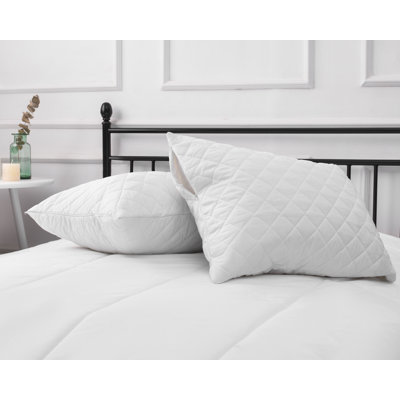  Cotton Blend Zip Pillow Protector