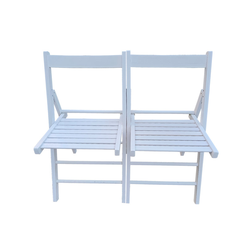 FOLDING CHAIR-2/S, White