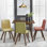Caudilla 4 - Person Four Leg Dining Set