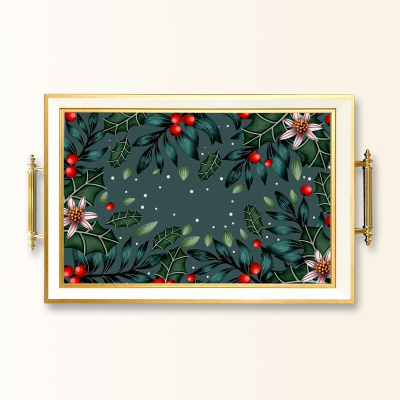 Élégant plateau en verre de 19,7 po x 11,4 po x 1,4 po | Fabrication 100% verre durable | Facile à nettoyer avec un chiffon humide | Idéal pour le service, la présentation décorative et l'organisation | Ajout élégant à la décoration intérieure