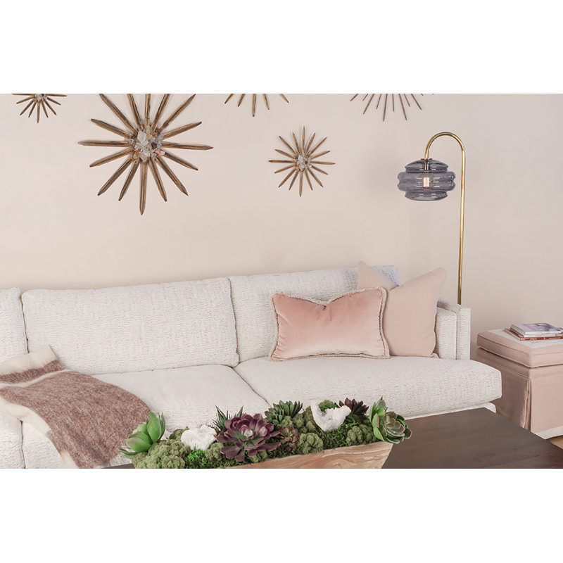 Horizon Arched Floor Lamp, Clear