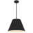 16 inch Diameter Integrated LED Black Pendant