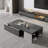 Kevondre 70.9'' Extendable Coffee Table with Storage Drawer